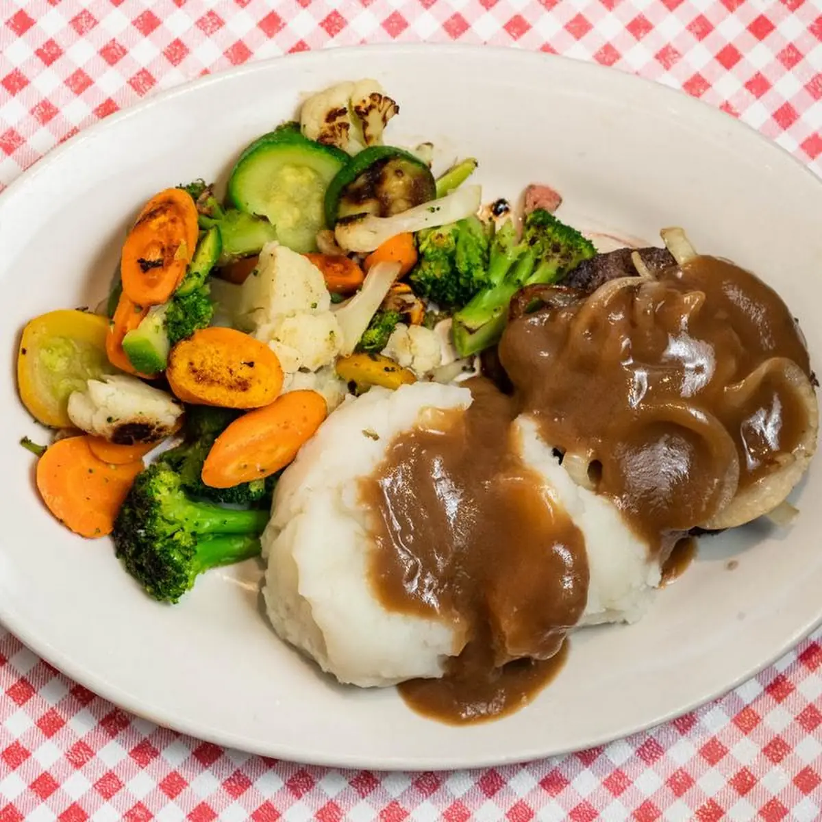 Hamburger Steak Platter