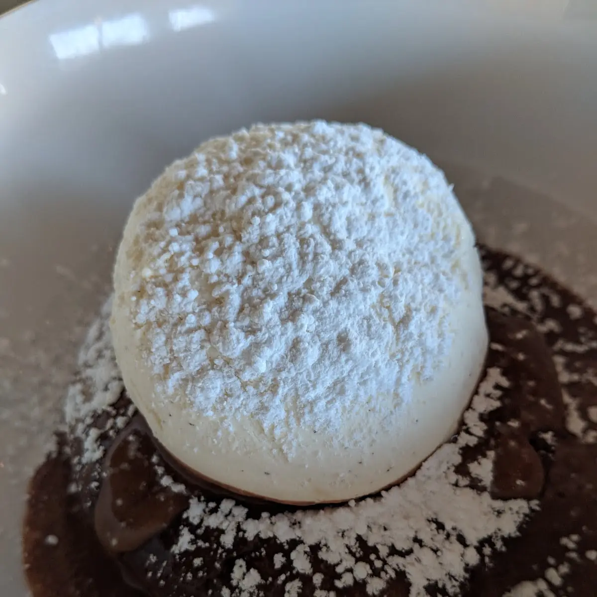 Chocolate Cake with Ice Cream