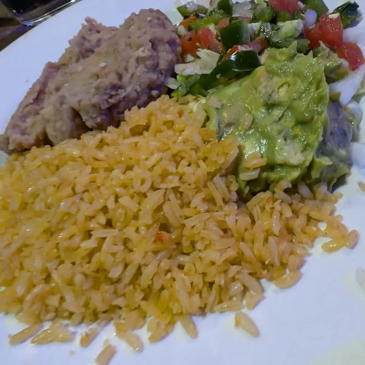 Side Refried Beans and Rice