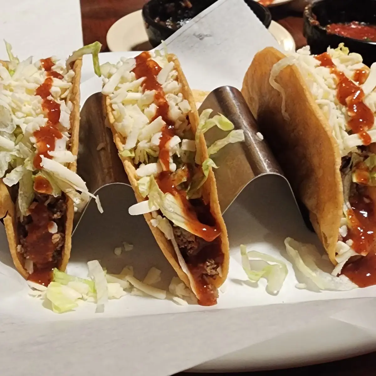 3 Crunchy Tacos a La Carte