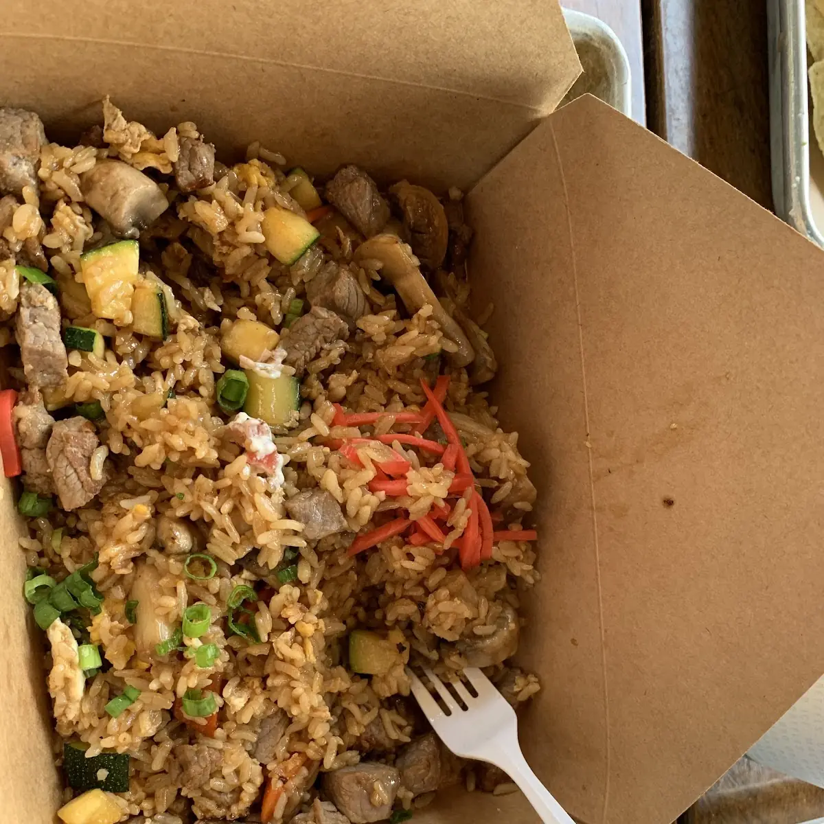 Fried Rice with Sirloin Steak