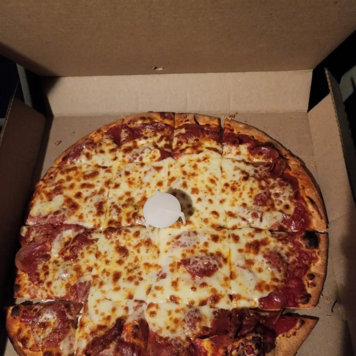 Pepperoni Thin Crust Cheese Pizza