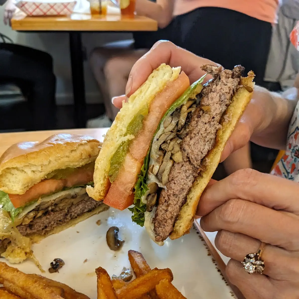 Mushroom & Swiss Burger