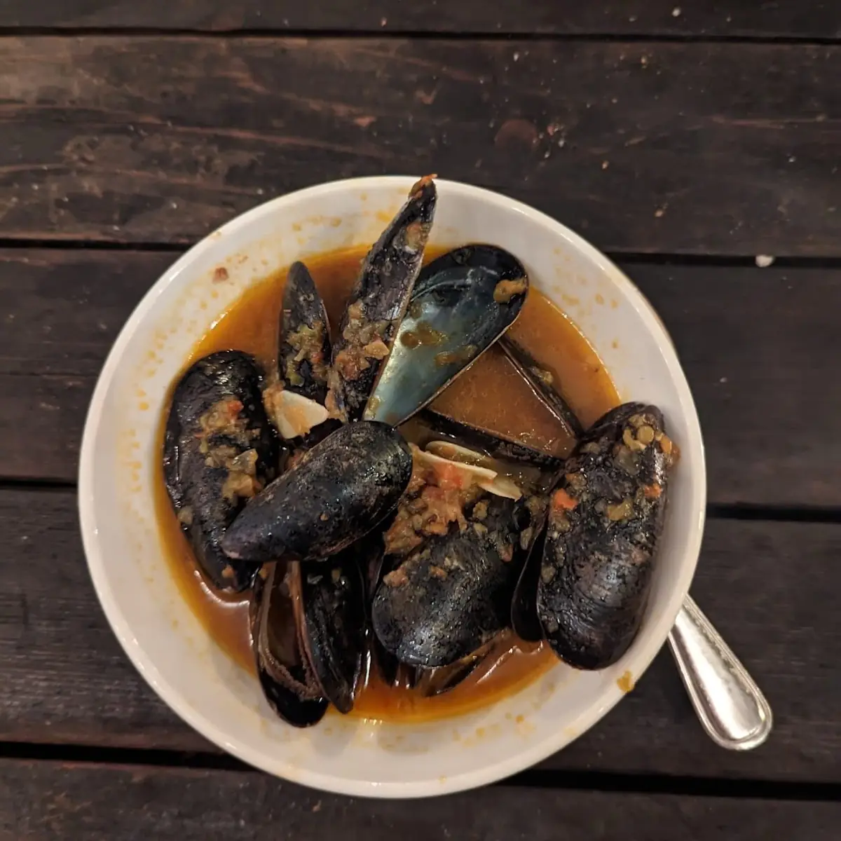 Steamed Mussels