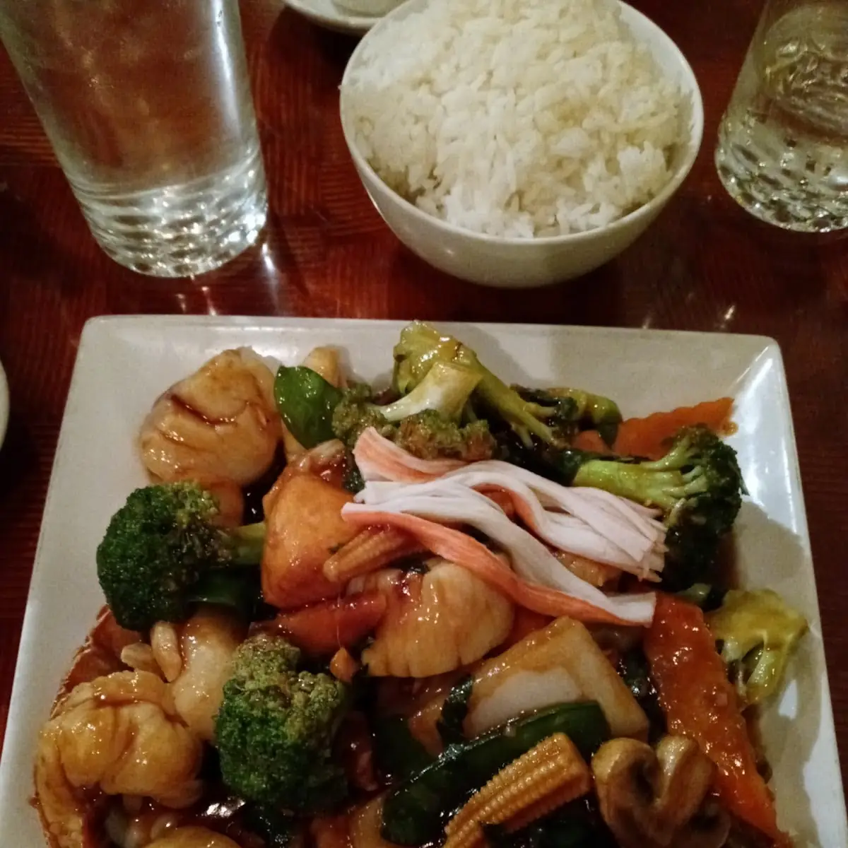 Thai Basil Seafood Combination