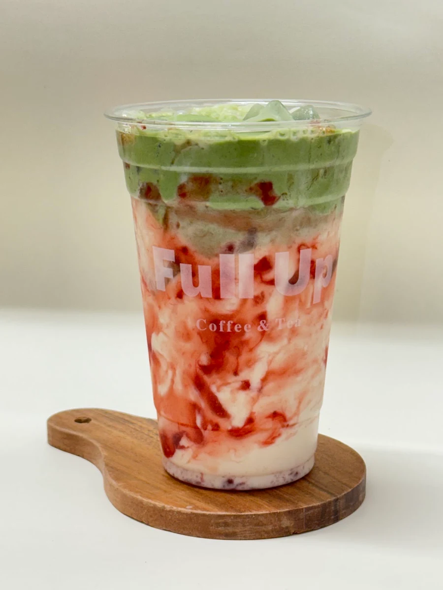 Strawberry Matcha Cold Foam
