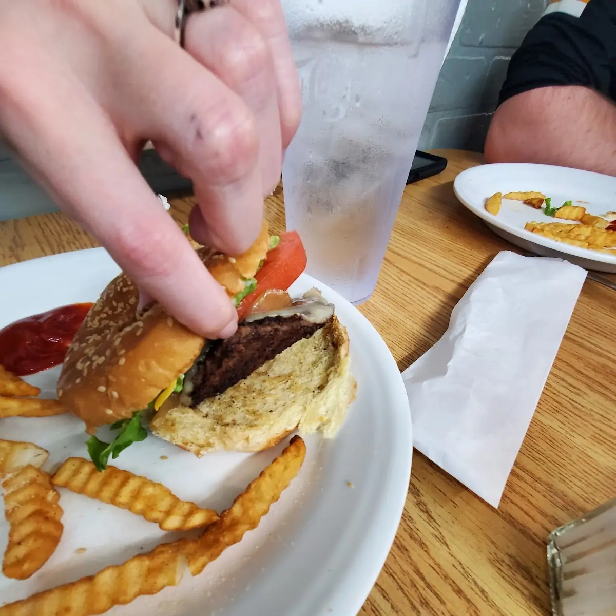 Grilled Meatloaf Sandwich w FF