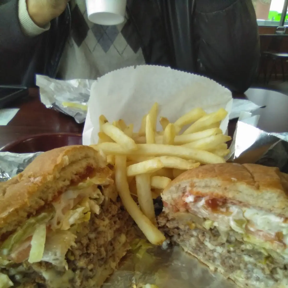 Mushroom Swiss Burger