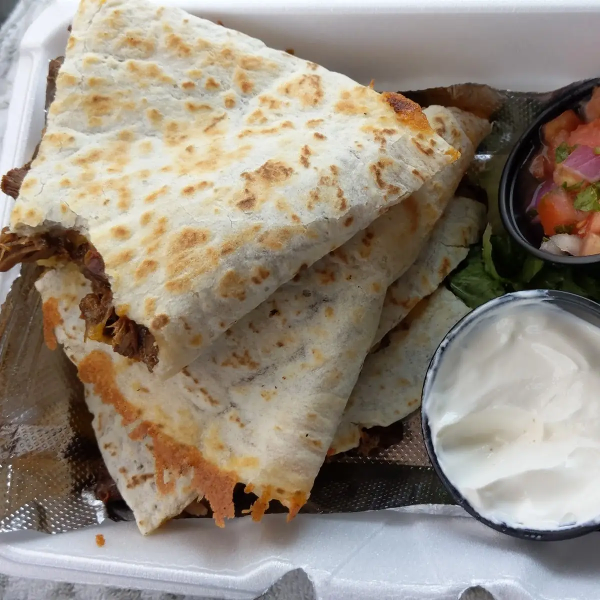 Beef Brisket Quesadilla