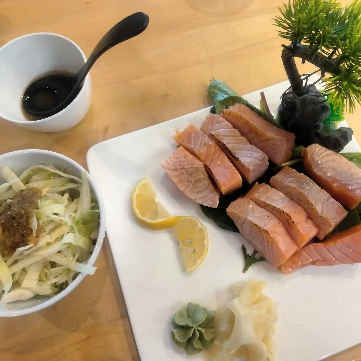 Smoked Salmon Sashimi