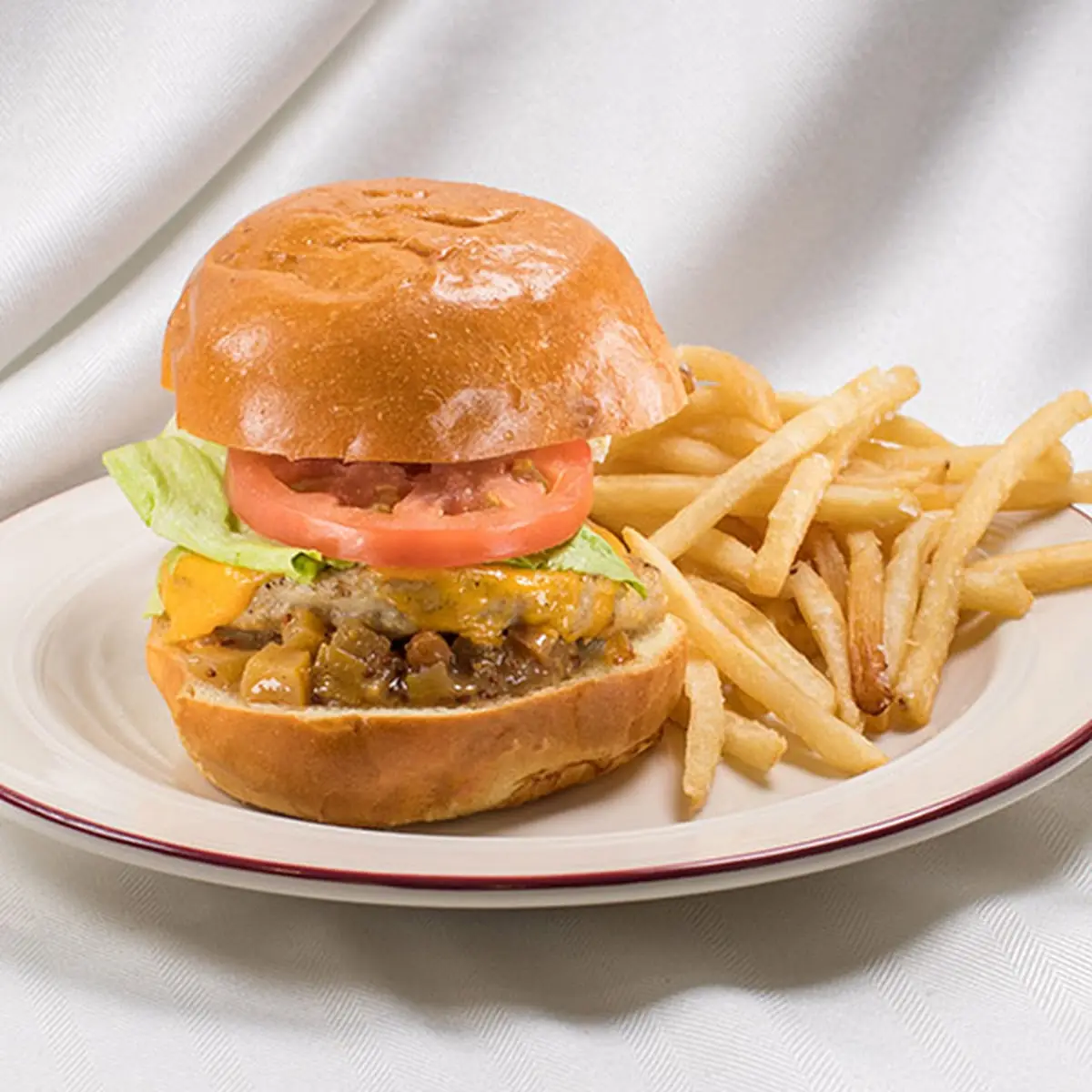 Wanderlust Green Chile Burger