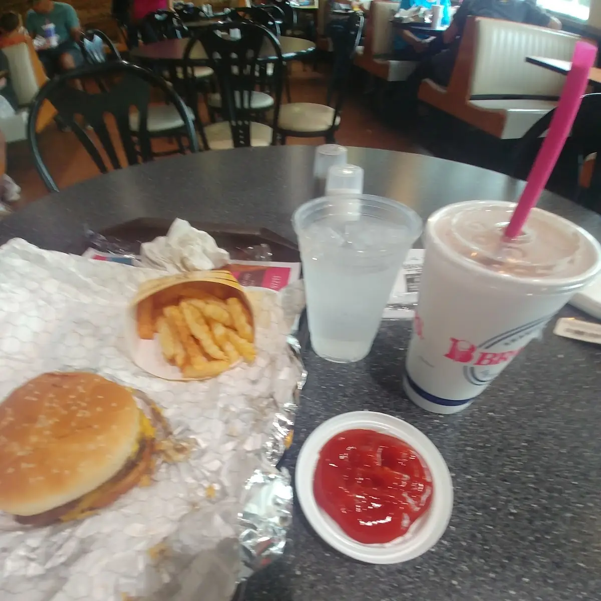 Double Cheeseburger and Malt Combo