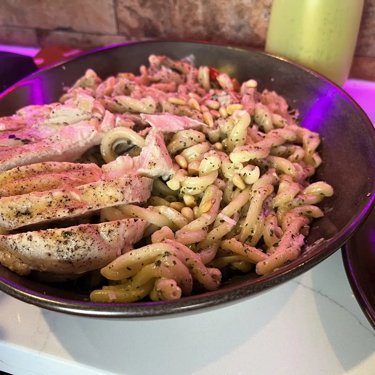 Pesto Chicken Noodles