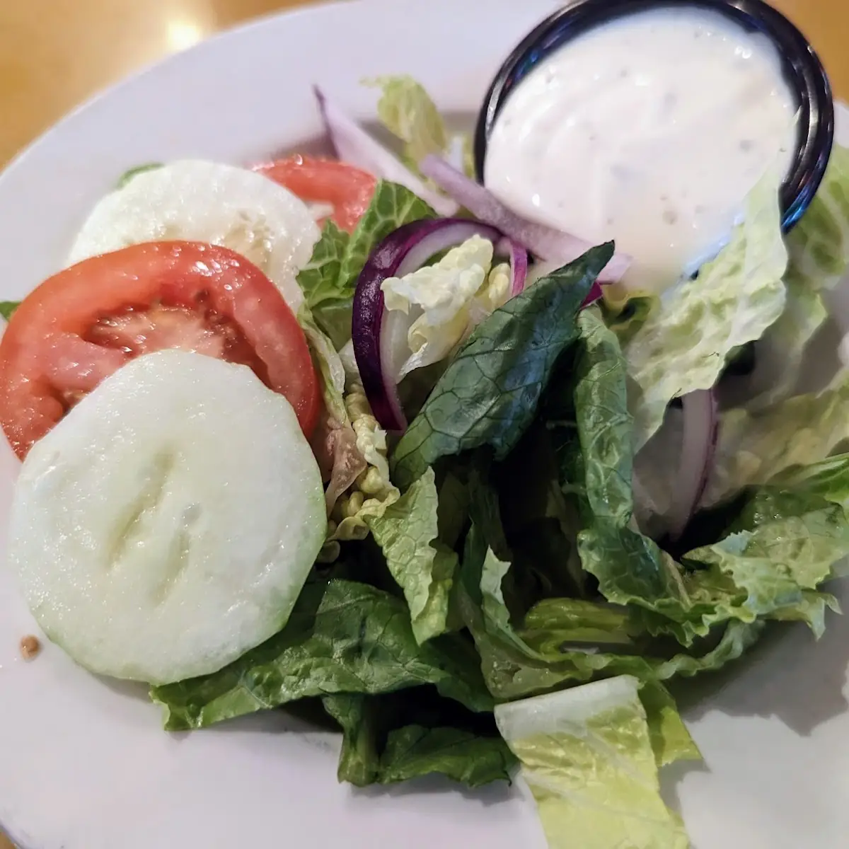 House Salad with Ranch Dressing