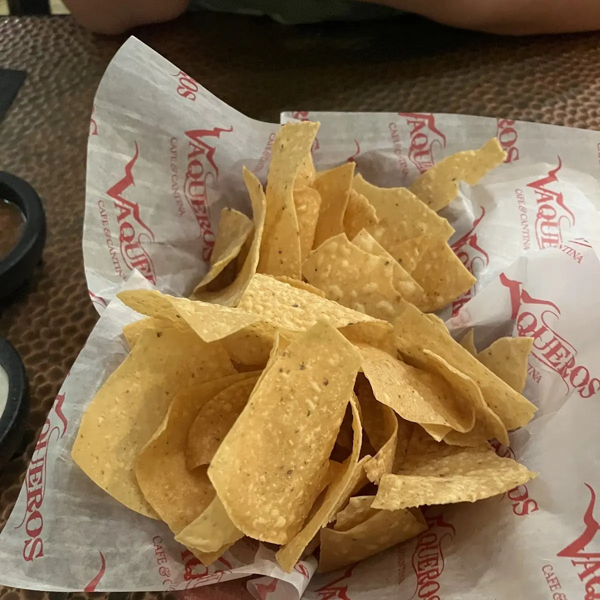Chips Salsa Dos Molcajetes and Jalapenos Poppers
