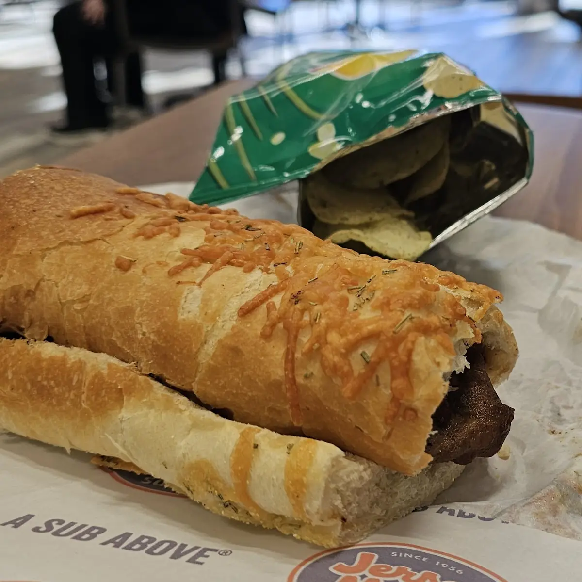 Philly Cheesesteak on Rosemary Sub