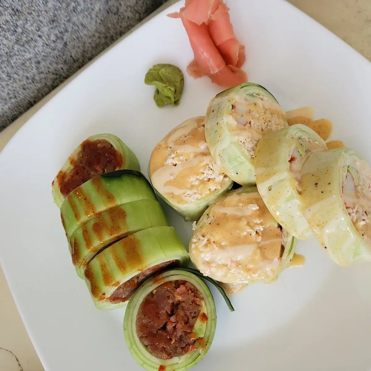 Spicy Tuna Naruto Roll