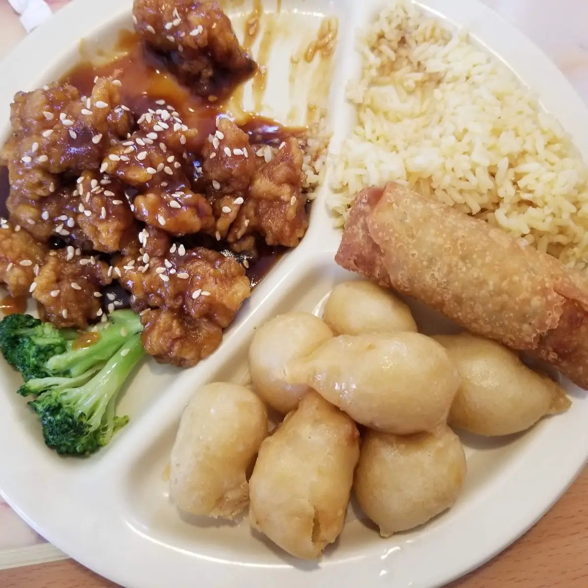 Sesame Chicken Combo