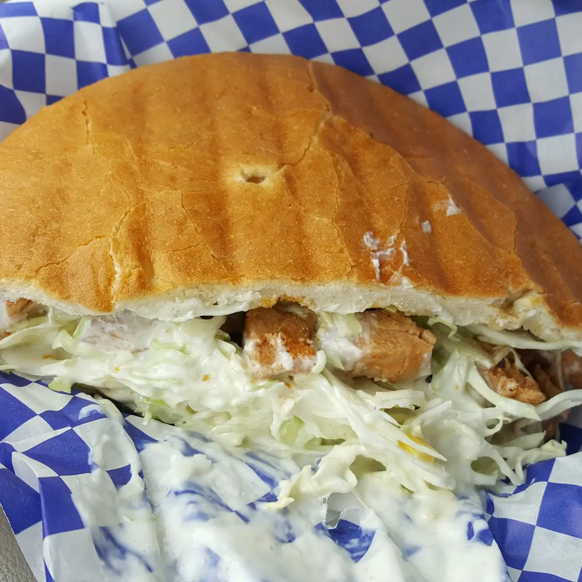 Chicken Kebab with Garlic Sauce