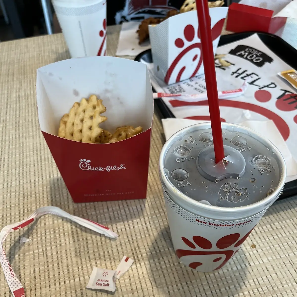French Fries and a Diet Coke