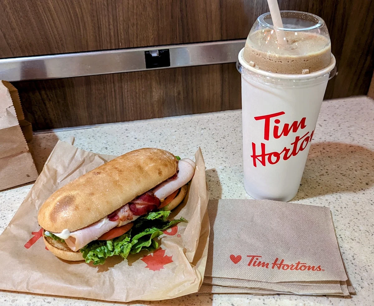 Turkey Bacon Club Sandwich, Tim Hortons
