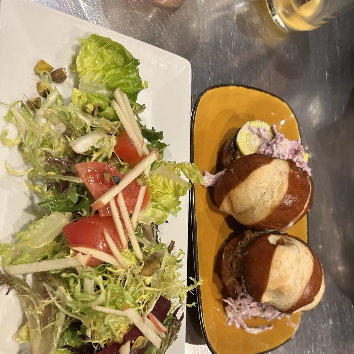3 Braised Bison Short Rib Sliders