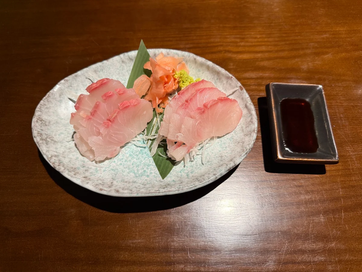 Kingfish Sashimi, Yamashita Japanese Restaurant