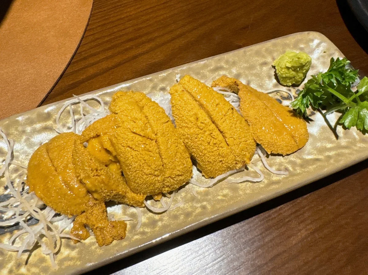 Sea Urchin Sashimi, Yamashita Japanese Restaurant