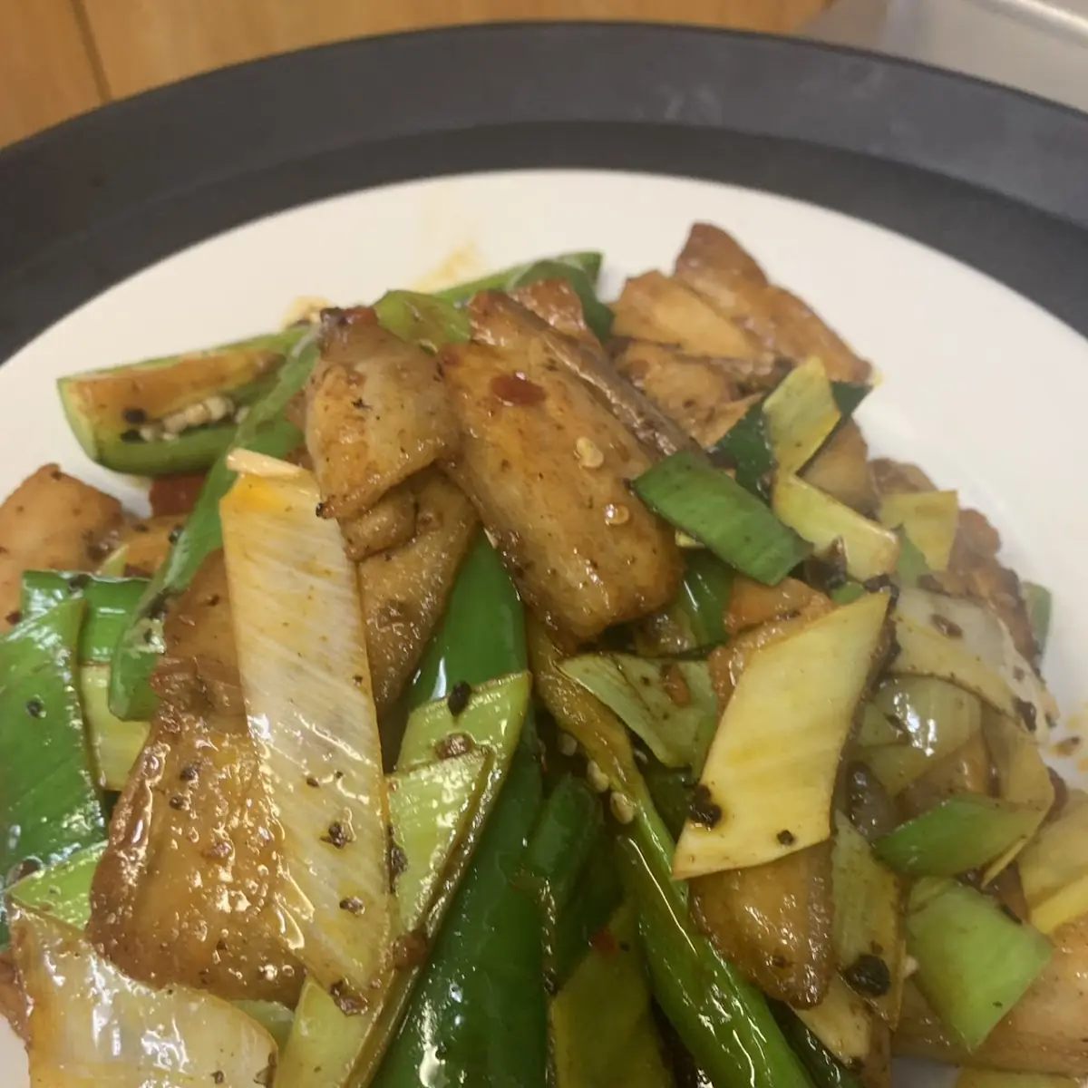 Twice-Cooked Pork Szechuan