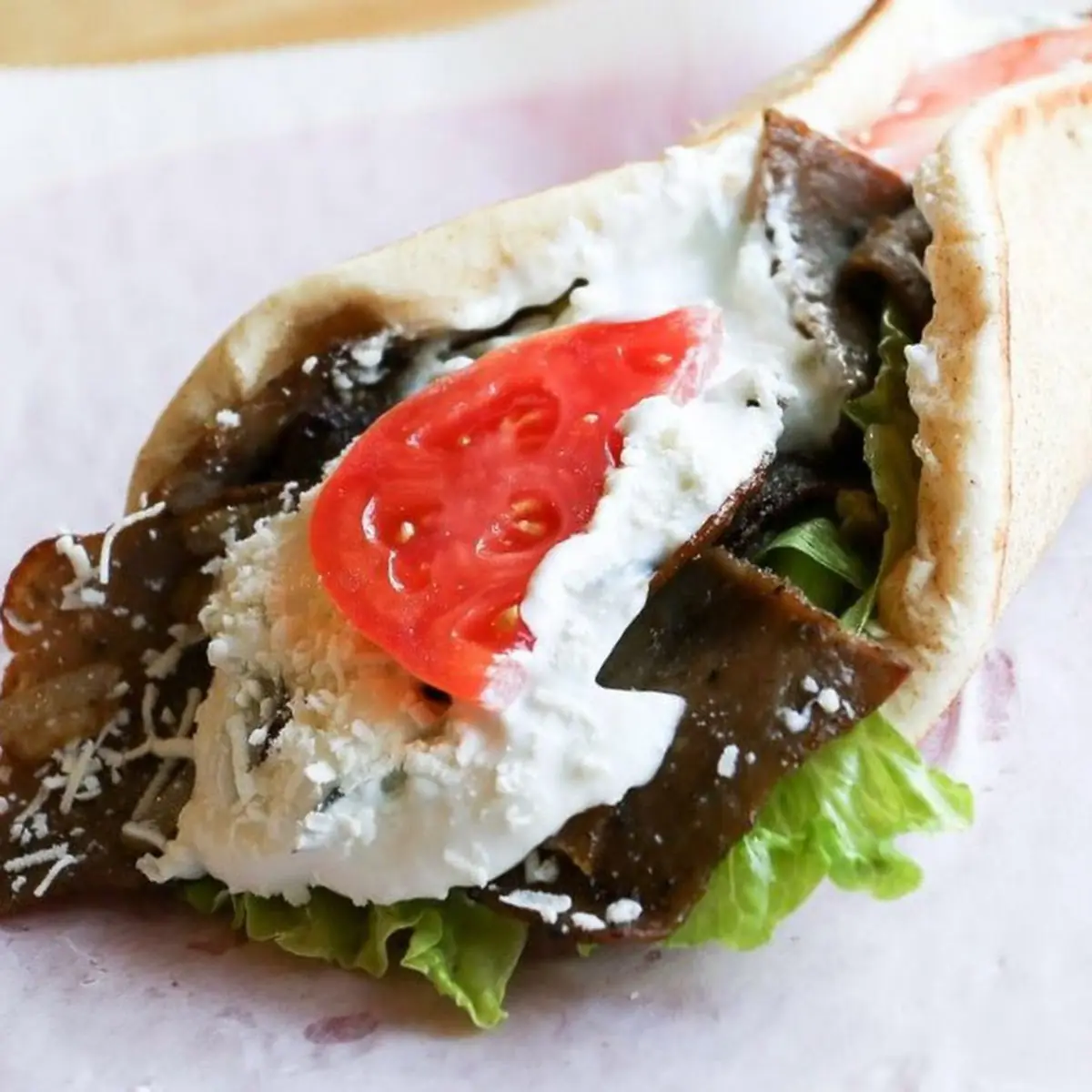 Lamb Gyro Sandwich