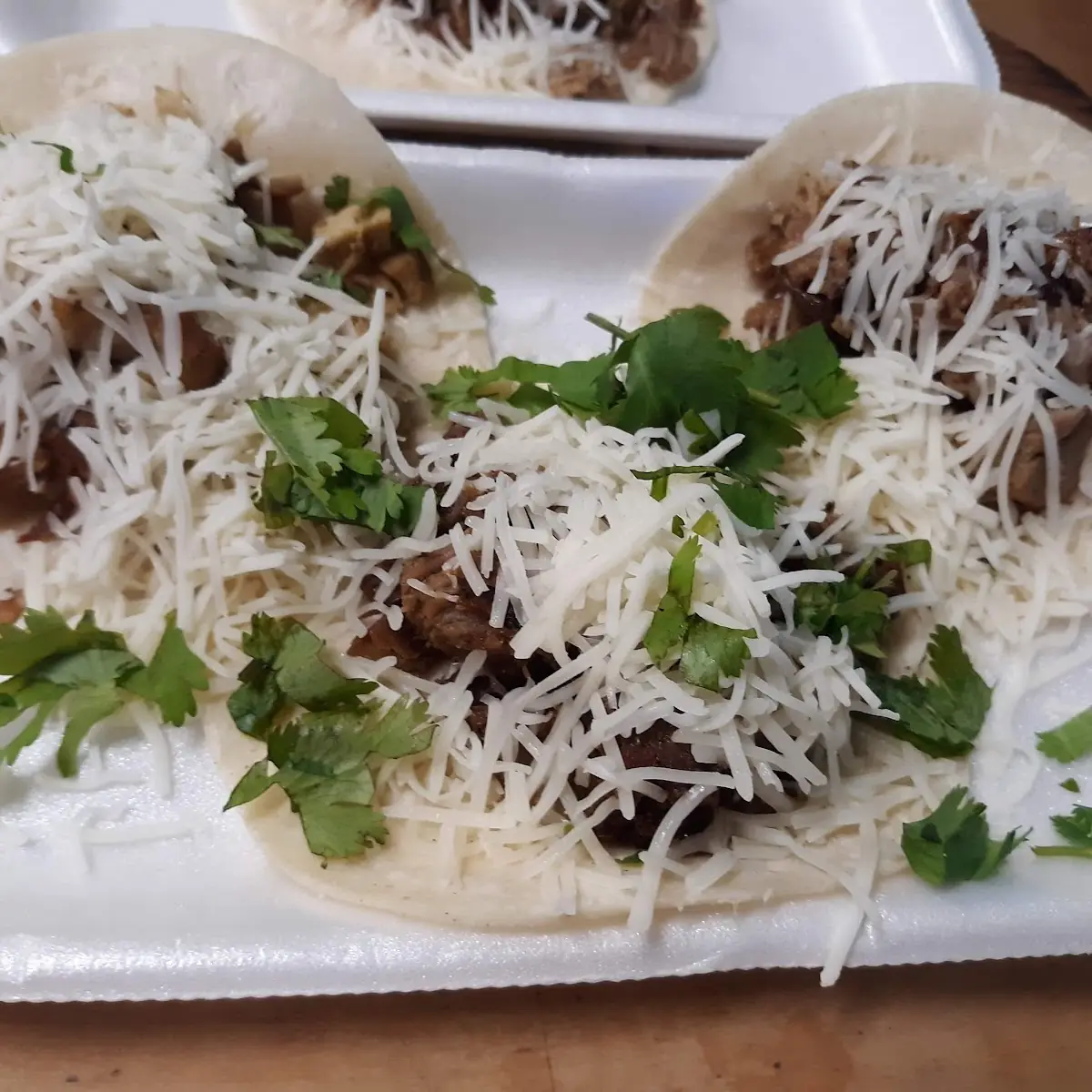 Beef Pork and Chicken Tacos