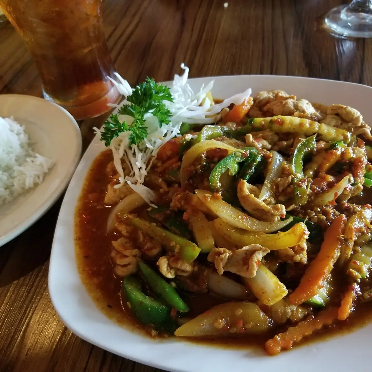 Pad Prik Sod with Pork