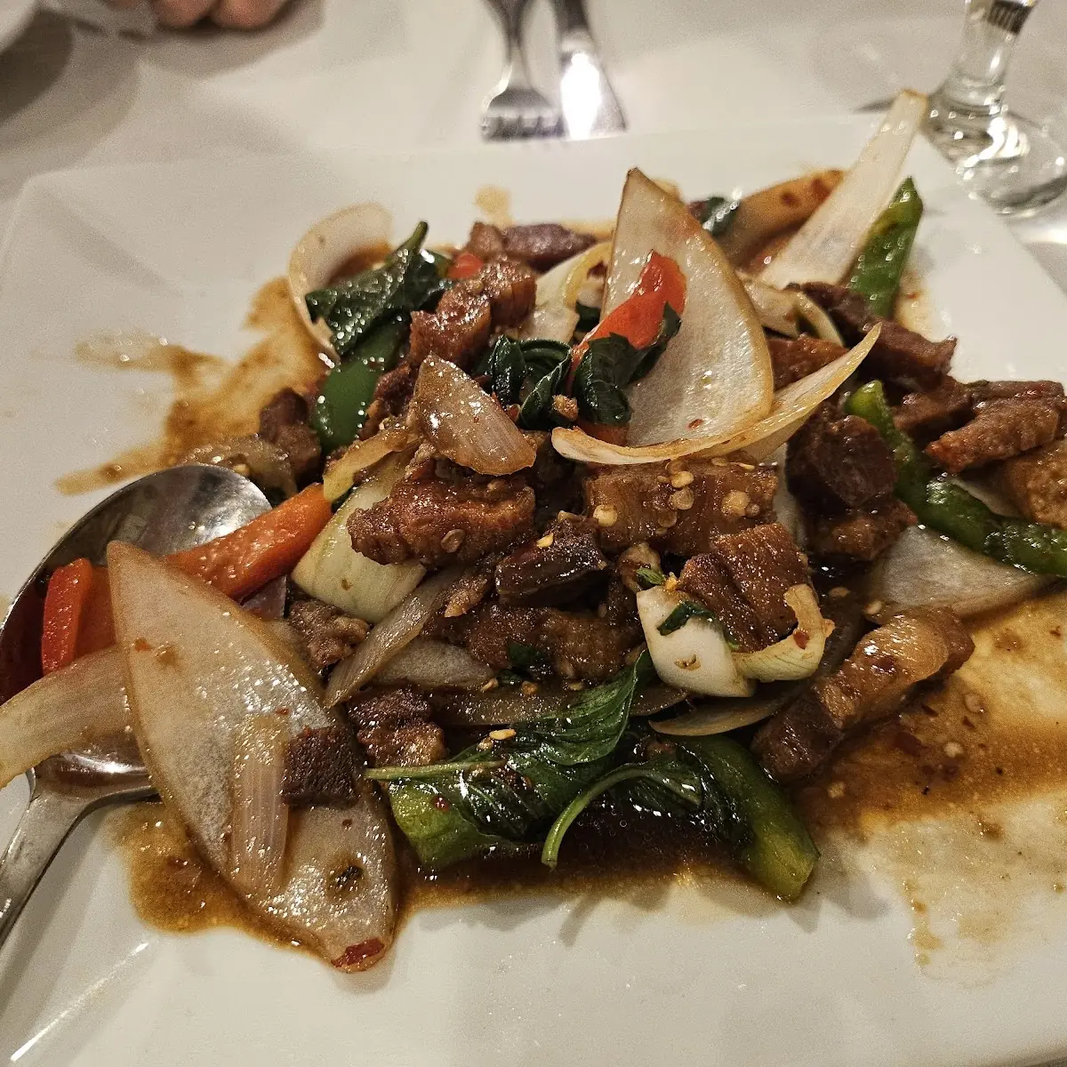 Basil Crispy Pork Belly