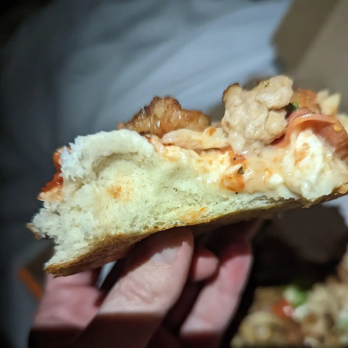 Uncooked Detroit Deep Dish