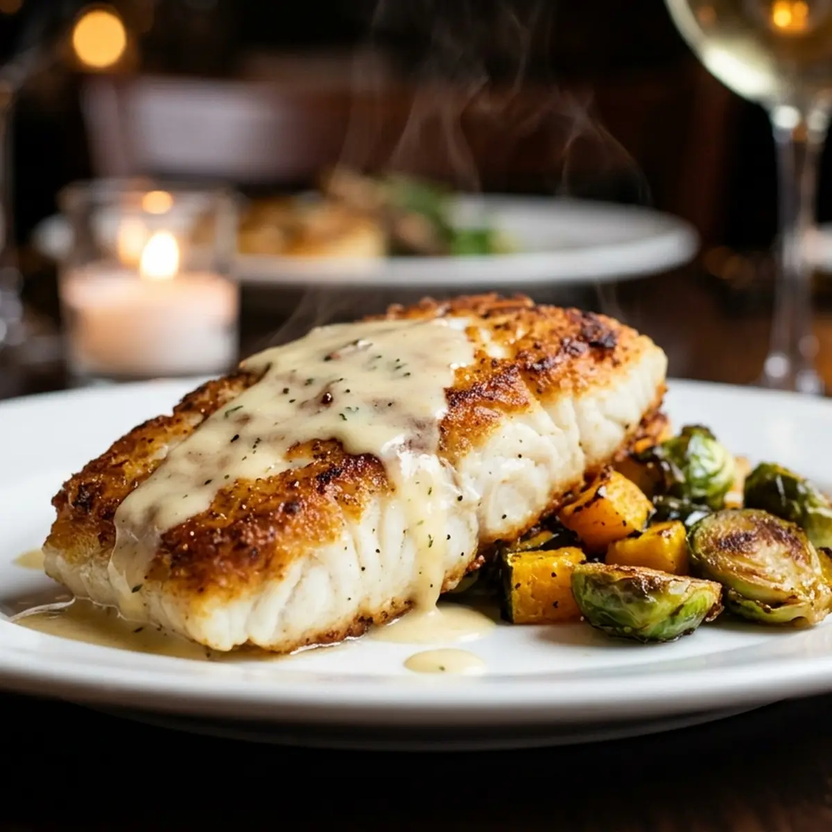 Pan-Seared Halibut