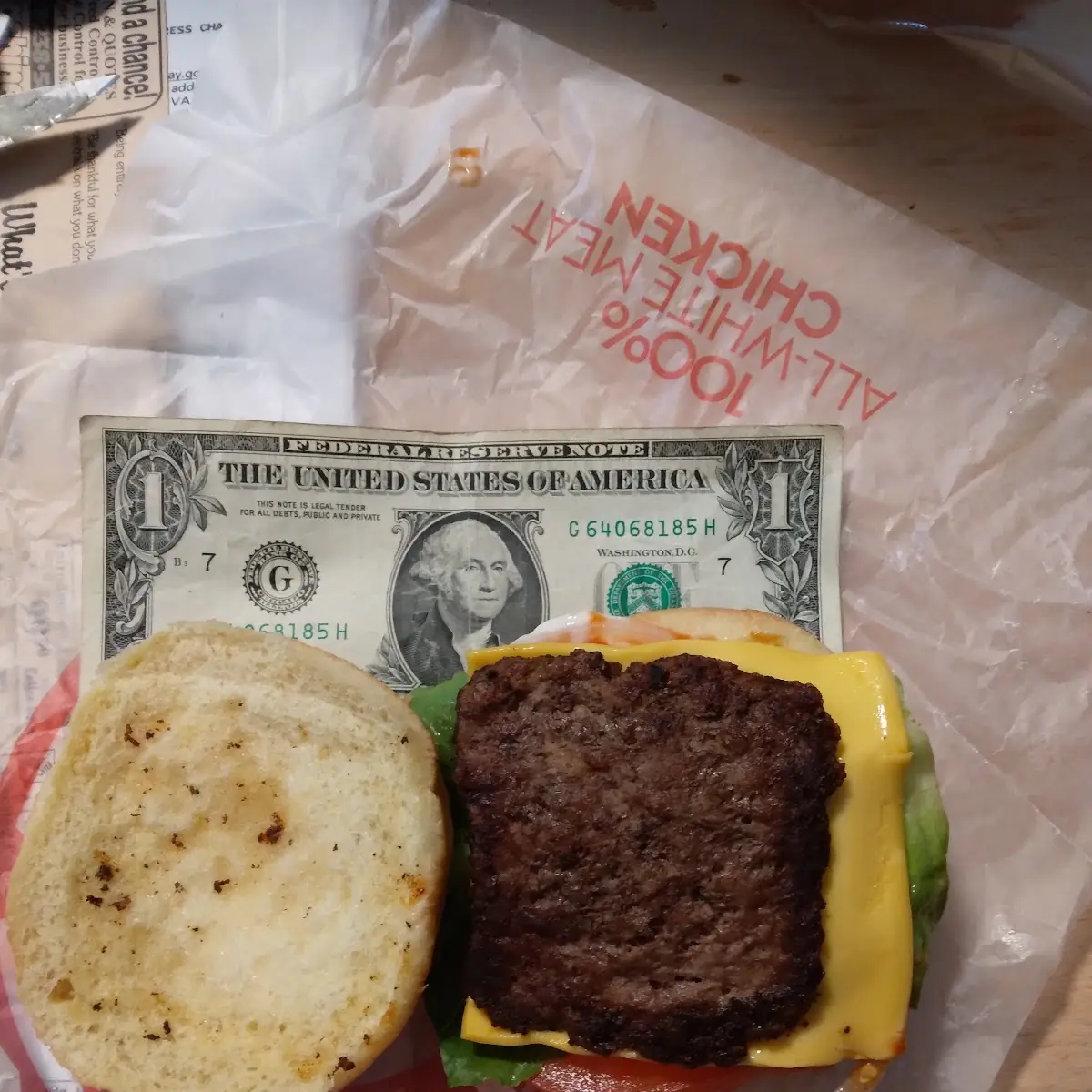 Jr Cheeseburger Deluxe
