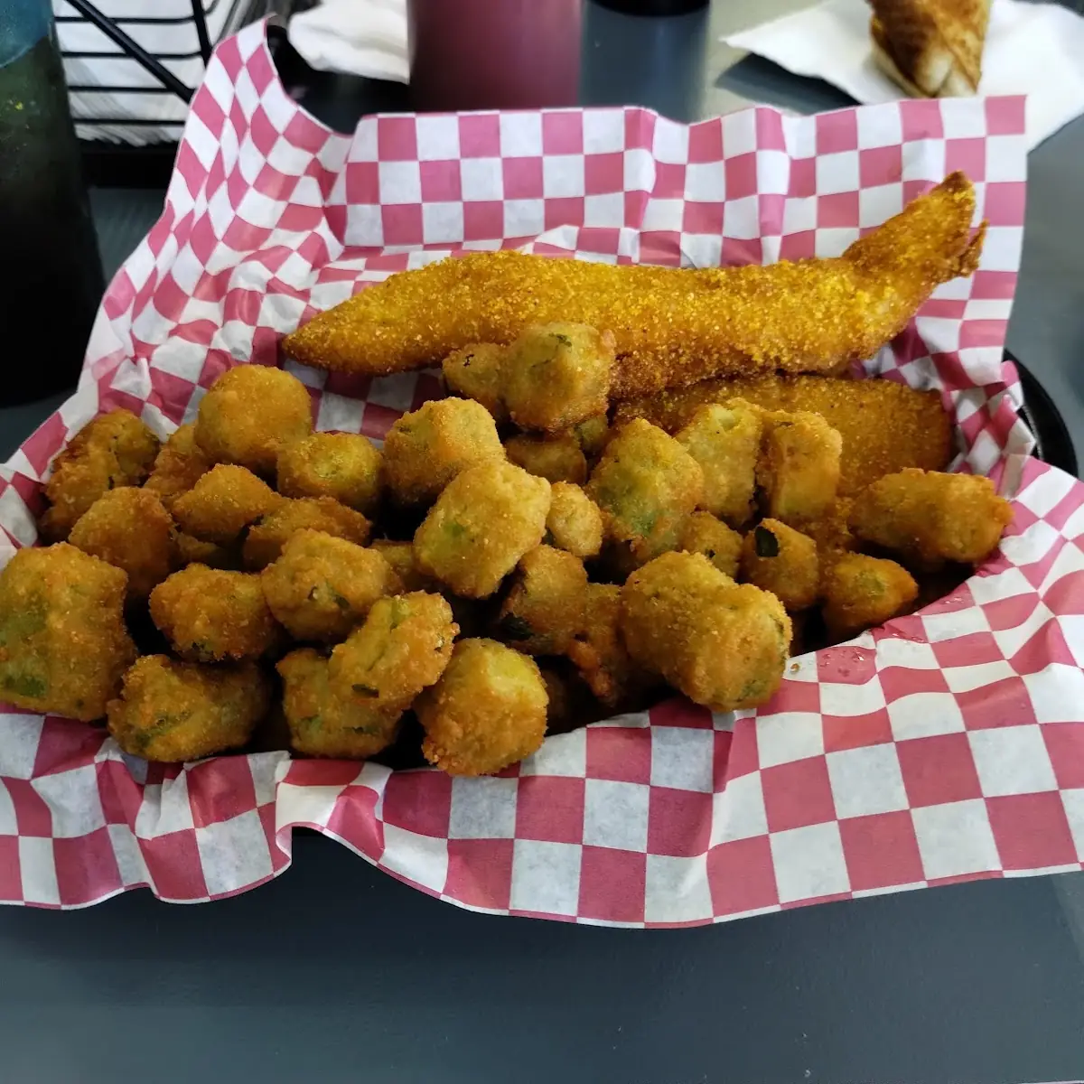 Fried Fish and Okra