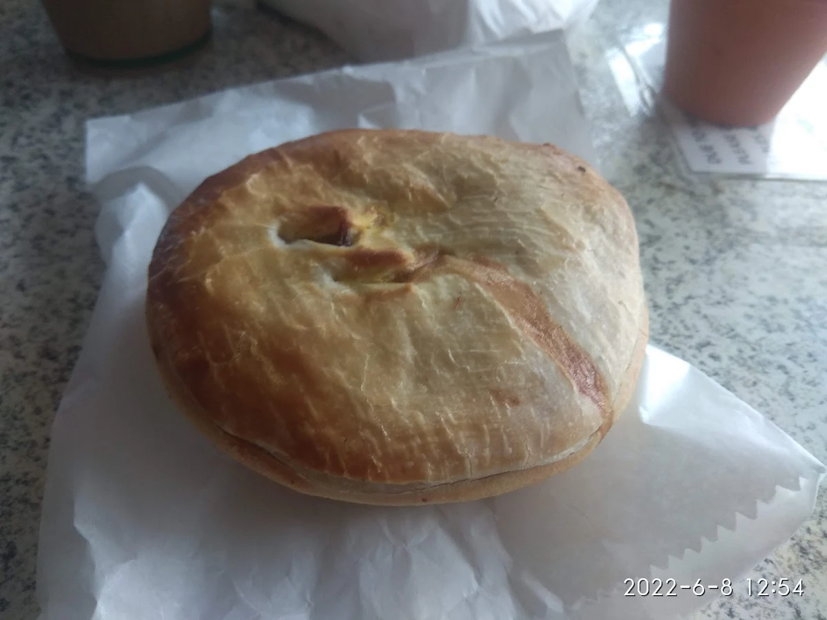 Pie with Chunky Beef, Augusta Bakery
