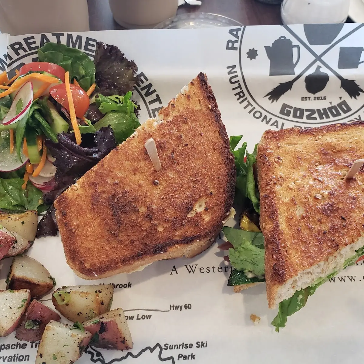 Fire Roasted Vegetable Sammy