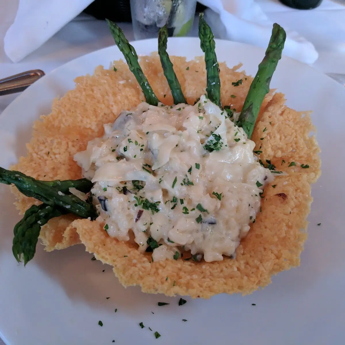 Asparagus and Mushroom Risotto