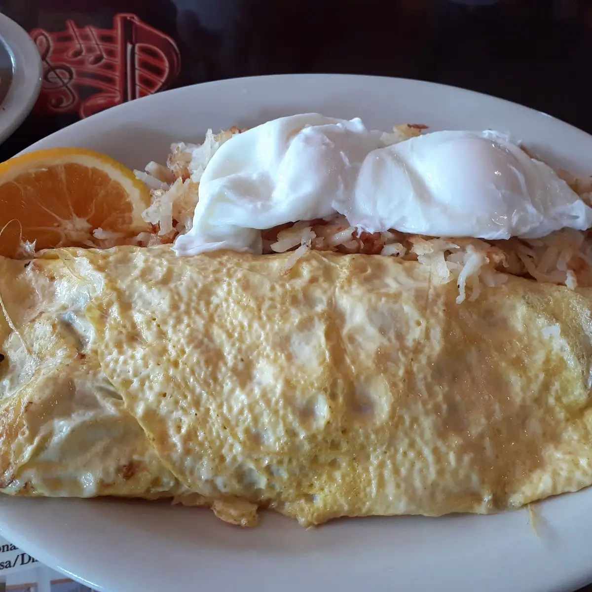 Egg Hash Browns & Toast