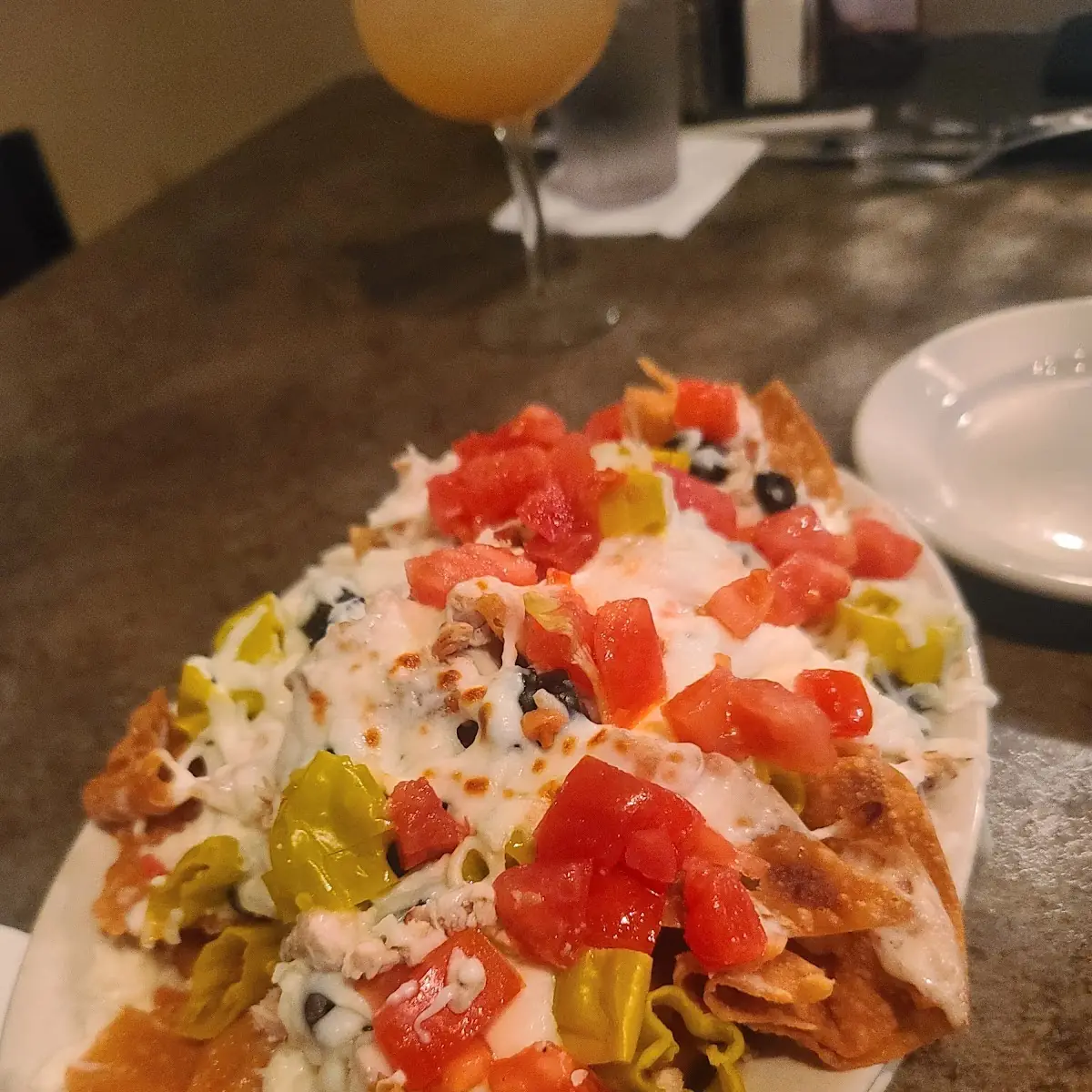 Italian Chicken Nachos