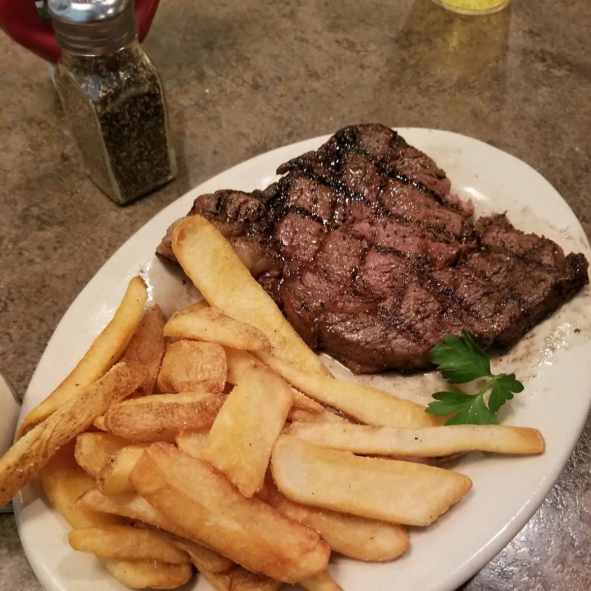 Ribeye and Fries Frank's Cut
