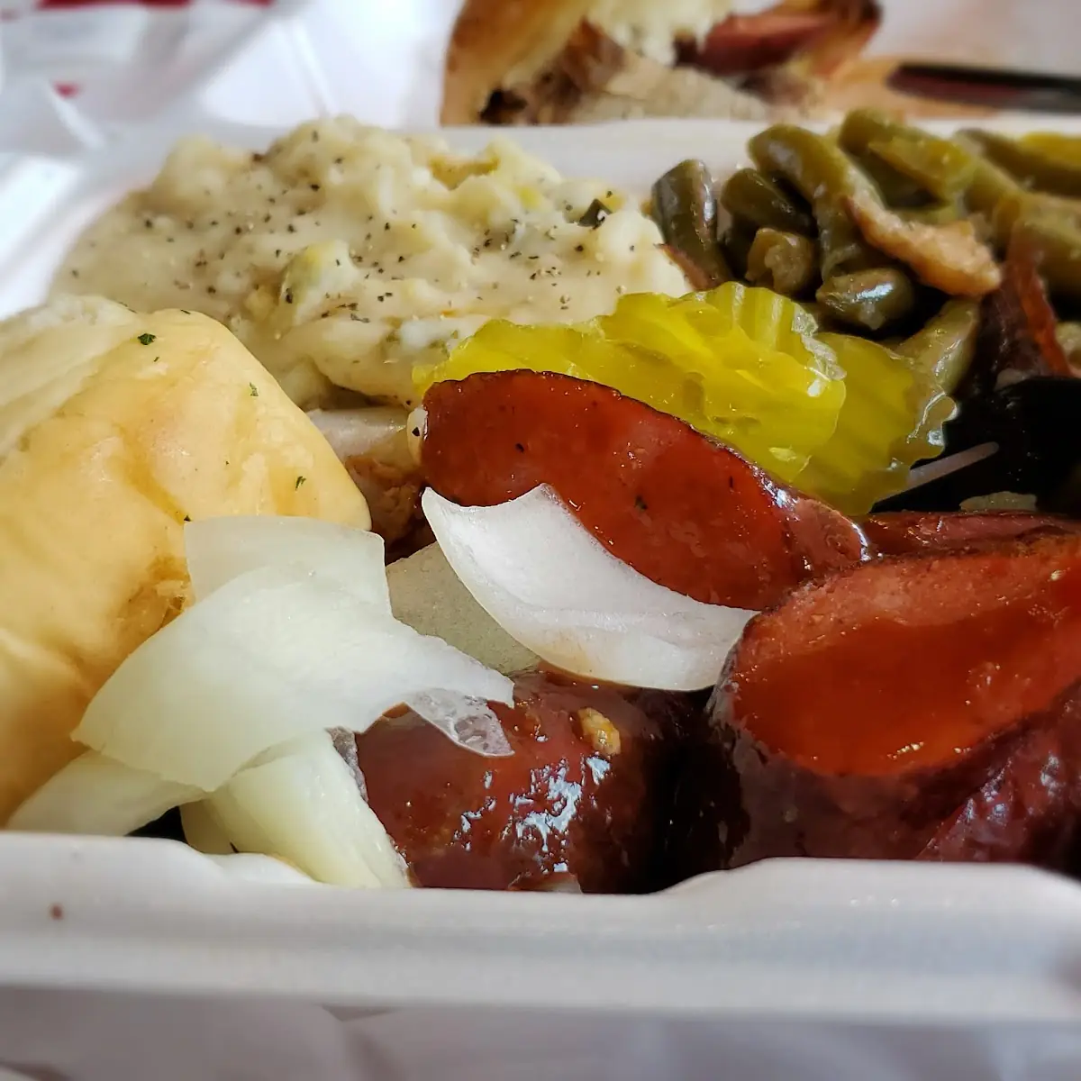 Pulled Pork Sausage Plate