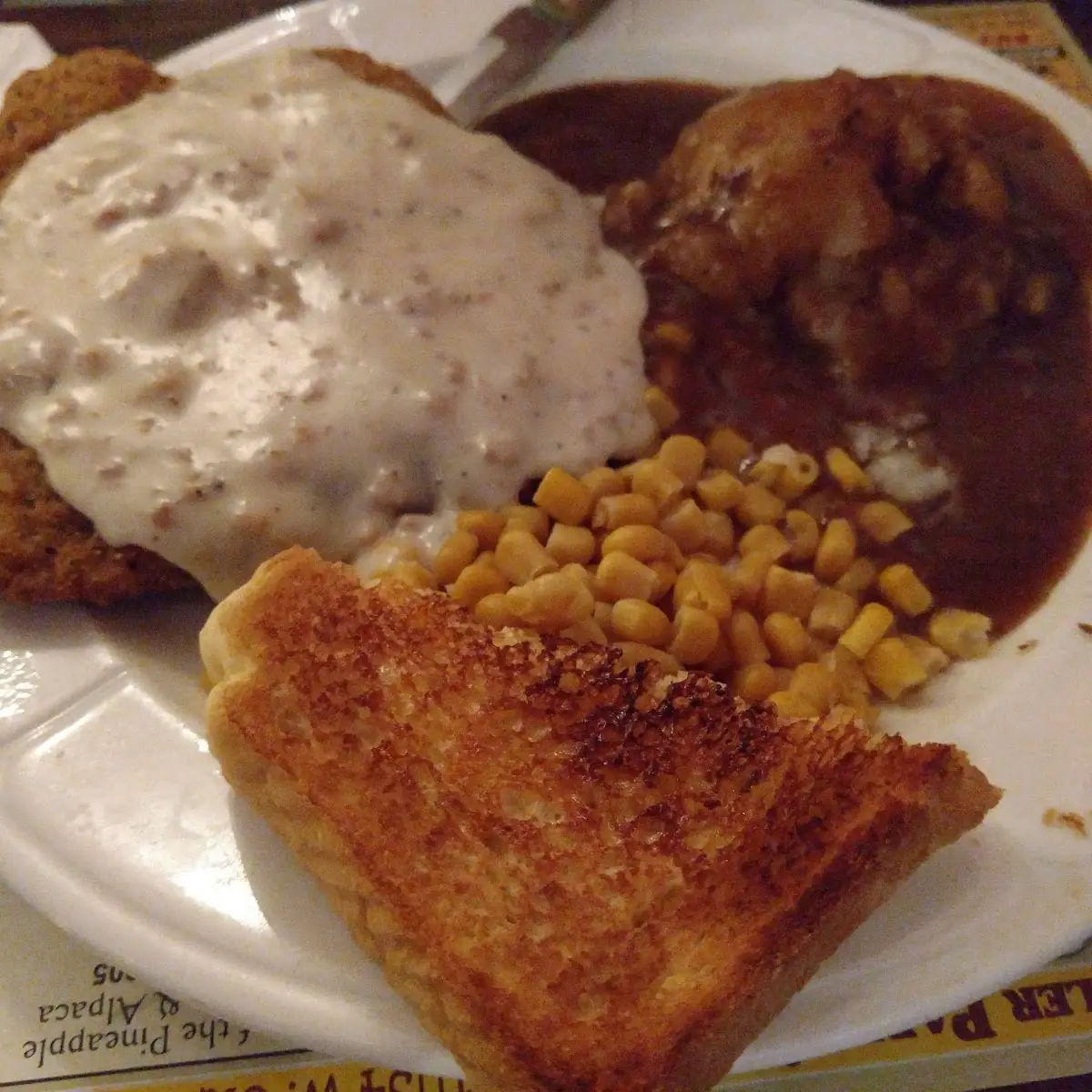 Country Fried Steak Dinner