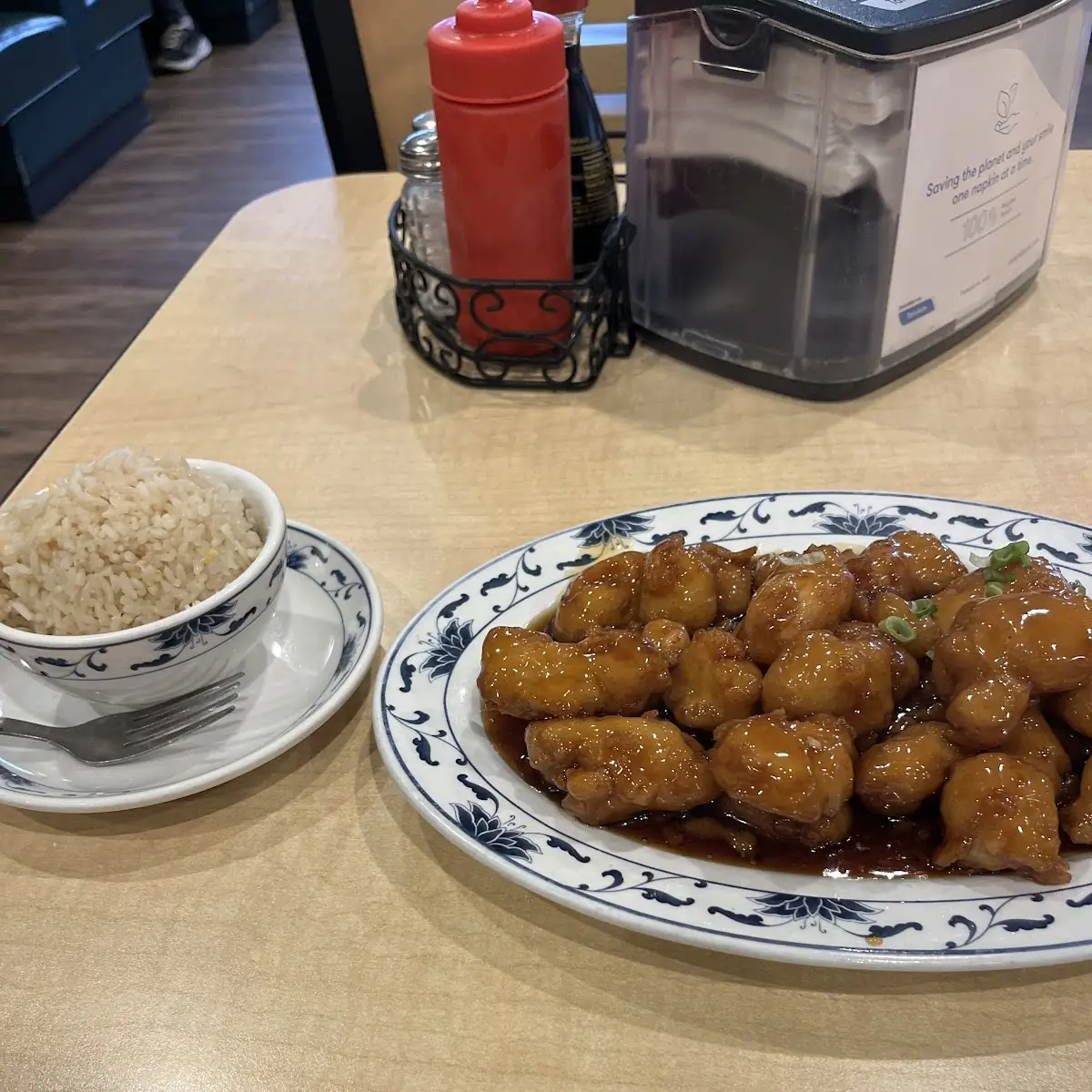 Orange Chicken w Fried Rice