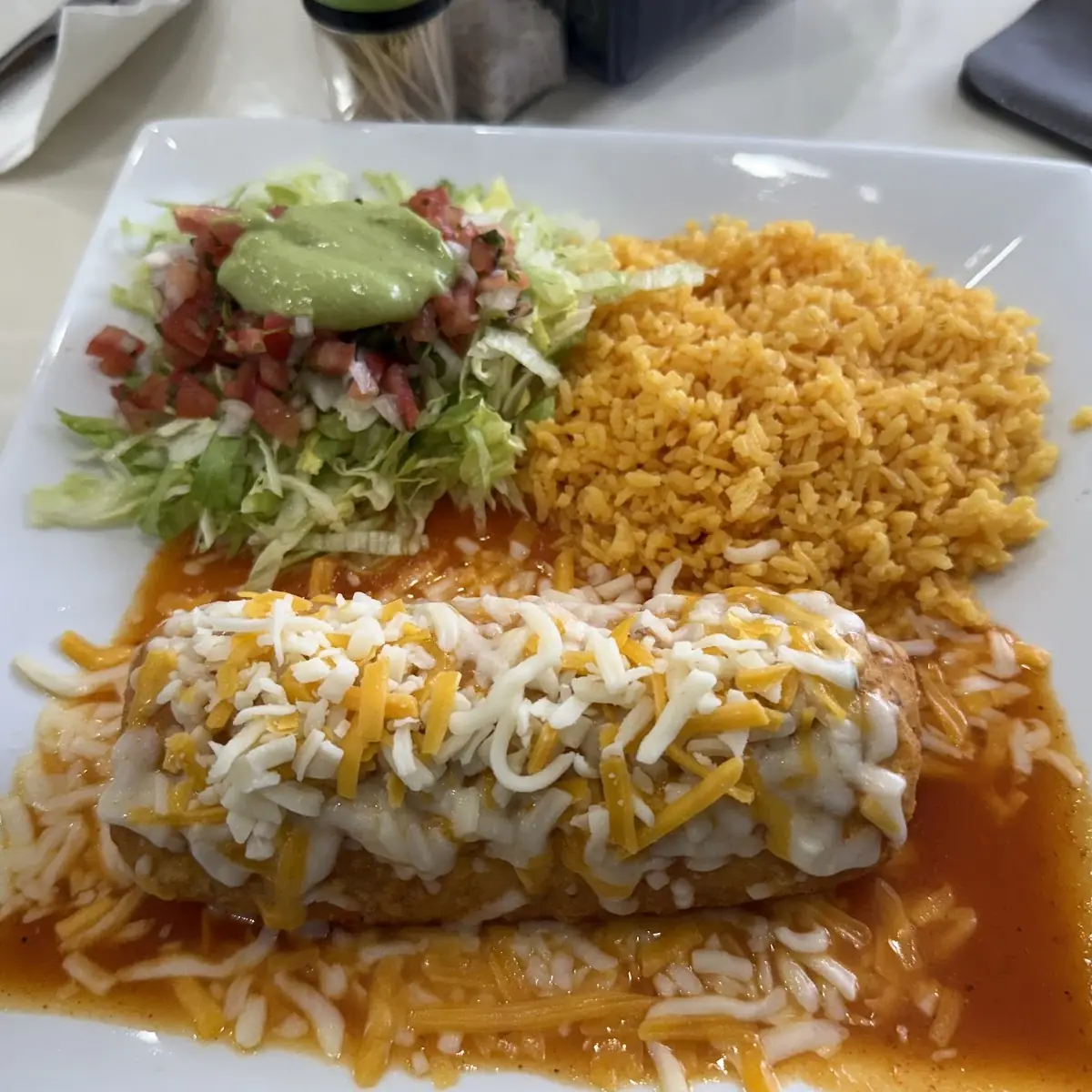 Fried Burrito Rice Black Beans Salad