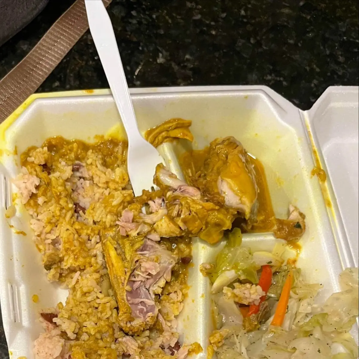 Curry Chicken Rice and Peas