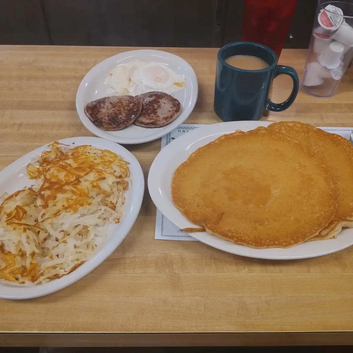 Pancakes and Eggs Any Style