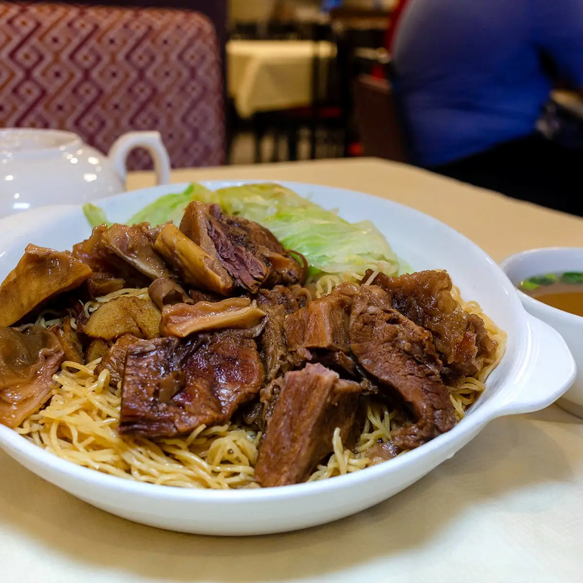 Beef Stew Lo Mein Noodles